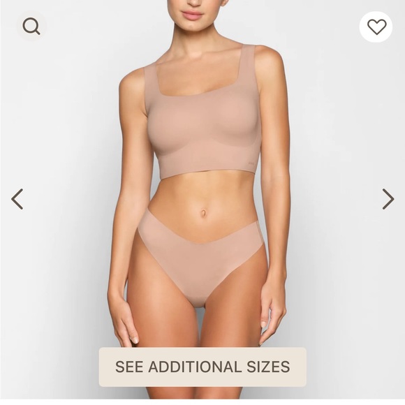 NWT SKims Bralette Stretch - Clay Color - Picture 4 of 4